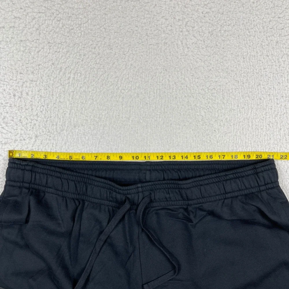 Under Armour Rival Fleece Joggers Mens 3XL Black Tapered Athletic Pants 1357128